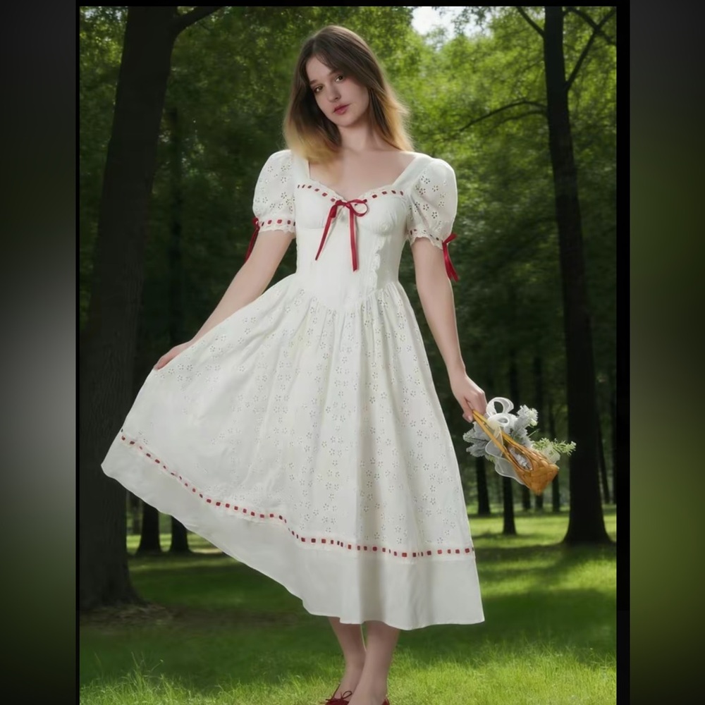 Princess Barrose Angel Sweetheart Corset Dress
Summer Shortsleeve